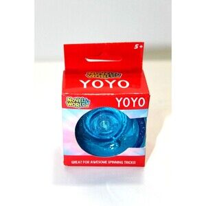 Novelty World Yo Yo Greenbrier Toys for Ages 5+  Light Blue Glitter New